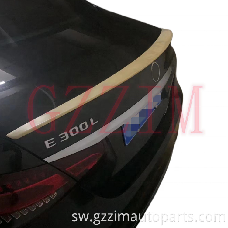 Exterior Accessories ABS Carbon Fiber AMG Style Rear Trunk Boot Wing Spoiler For E class  2020
